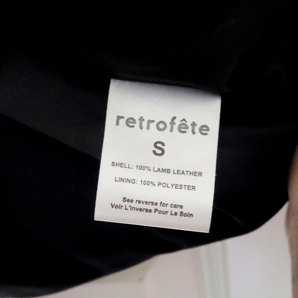 Retrofete Leather Willa Dress - Picture 4 of 5